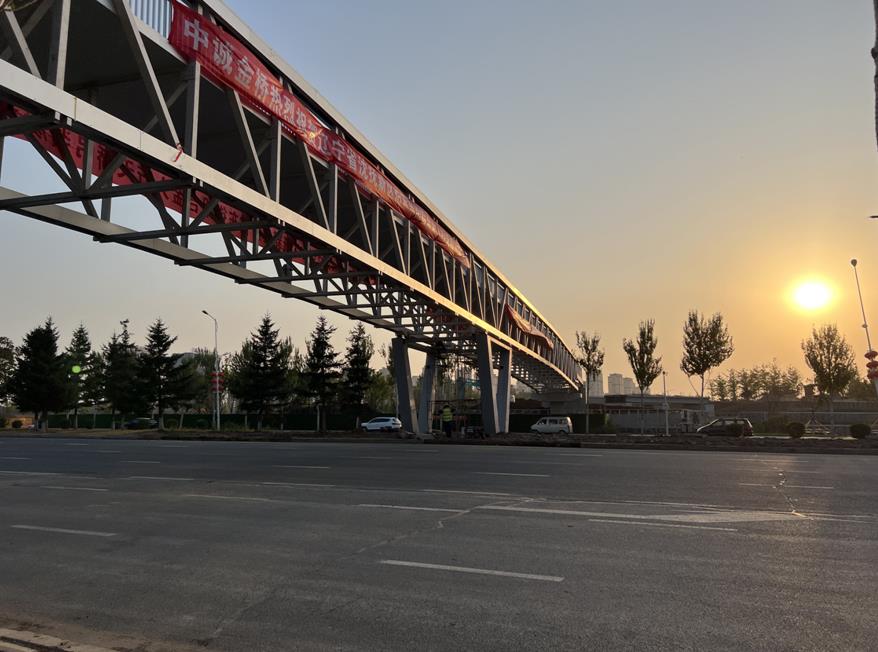 沈陽伯官大街鋁合金人行天橋